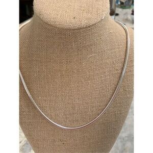 .925 Sterling Silver 22” Snake Chain